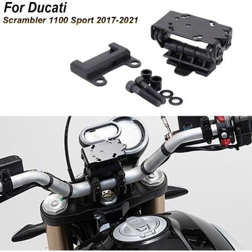 For Ducati Scrambler 1100 Sport Motorcycle Accessories Phone USB Navigation Bracket GPS 2017 2018 2019 2020 2021