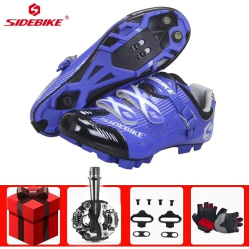 Sidebike Cycling Shoes Men Sapatilha Ciclismo Mtb Sneakers Professional Mountain Bike Bicycle Sneakers Comfortable Breathable