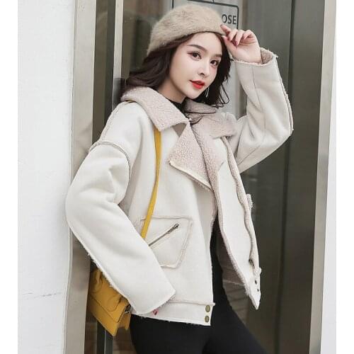 Vogue Oversized Coat Women Faux Leather Jacket Spring Autumn Loose Biker Motorcycle Jackets Female Punk Streetwear