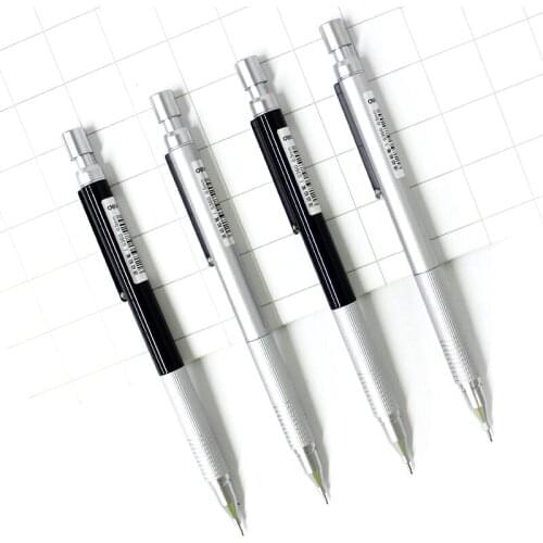 DELI Metal Low Center of Gravity Mechanical Pencil 0.5/0.7/0.9mm Mechanical Pencil S360 FREE Lead 1PCS