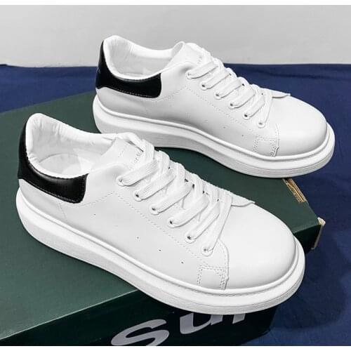 Thick Bottom Shoes Men 2021 Spring and Autumn New Wild Male Platform Casual Shoes Men Tenis Masculino Adulto Student tide shoes