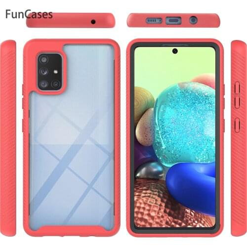 Shock Absorbent Telephone Covers For Samsung A71 5G Telefon Aksesuar Case Galaxy A Quantum A42 5G A52 A32 A51 A72 Back Phone