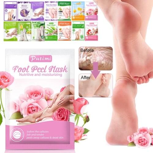 1PC Foot Exfoliating Mask Socks Pedicure Peeling Dead Skin Remover Feet Mask Peel Foot Care Tool Moisturizing For Dry Skin