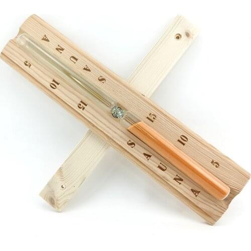 Sauna Hourglass Sandglass-Clock Sand-Timer Rotating-15mins White Wooden for Home Store-Use