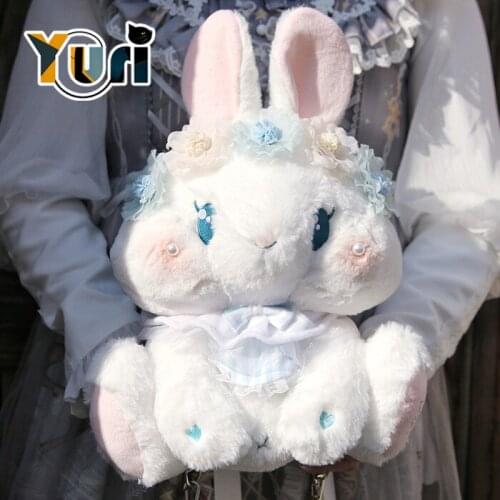 Yuri Plush Bag Cute Rabbit Single Shoulder Bag Backpack JK Accessories Girl Gift Sa DR
