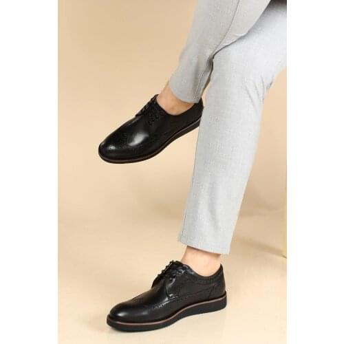 Genuine Inner-Outer Skin, Black Men 'S Shoes, Poly Base, Quality Special Sewing, Rugged, 4 seasons For, Both Sporting Both Special Moments, Daily