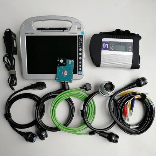 MB Star C4 + V09/2020 Software X WIS DTS Vediamo EPC in 320GB HDD + Laptop cf-h2 I5 4G for Auto Diagnostic Tools