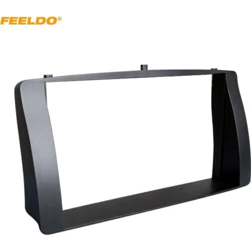 FEELDO 2Din Car DVD Radio Dash Frame Fascia for BYD F3 2005-2013 Stereo Panel Bezel Trim Face Plate Kit #HQ1773