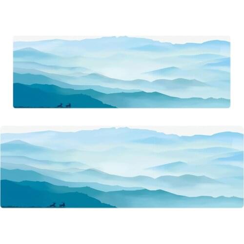 Mountain Pattern Door Mats Entrance Rug Shoe Scraper Floor Mat Welcome Mat