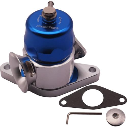 Blue Dual Port Blow Off Valve BOV For Subaru WRX STI FORESTER GT XT