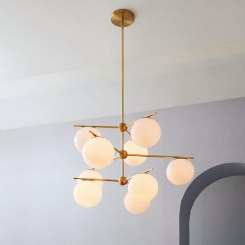 Modern nordic led crystal nordic lamp hanging lamp lustre suspension hanging lights home lighting hang livingroom bedroom