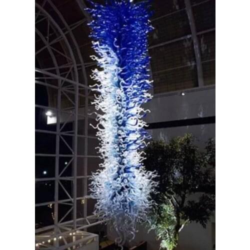 Vintage Hanging Glass Chandelier New Style Hot Sales Hand Blown Colored Glass Modern Style Chandelier