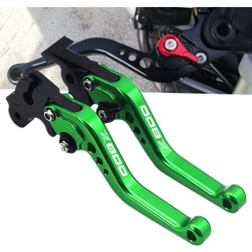 High Quality For KAWASAKI Z800 2013 2014 2015 2016 z800 LOGO CNC Aluminum Motorcycle Accessories Short Brake Clutch Levers Bike