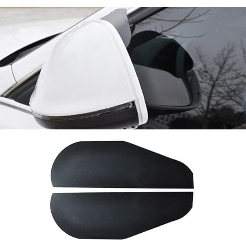 YOLU 2Pcs Universal Car Rearview Mirror Rain Eyebrow Auto Car Rear View Side Rain Shield Snow Guard Sun Visor Shade Protector