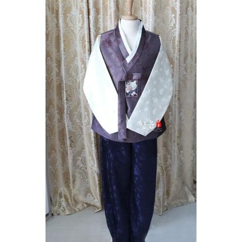 South Korea Imported Hanbok Fabric / Korean Latest Models / Mens Hanbok / Wedding Hanbok
