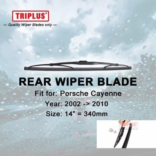 Rear Wiper Blade for Porsche Cayenne (2002-2010) 1pc 14" 340mm,Car Rear Windscreen Wipers,Back Window Windshield Wiper Blades