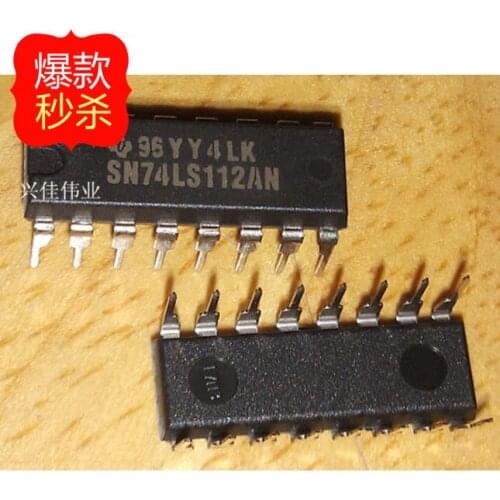 10PCS New original authentic SN74LS112AN 74LS112 DIP-16 TI
