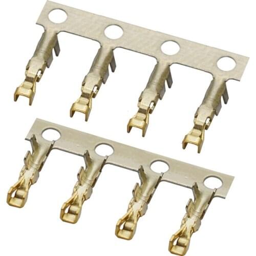 100pcs/lot NEW 2.0mm DuPont terminal plastic shell crimping terminal wiring shrapnel 2.0 pitch DuPont plastic shell terminal