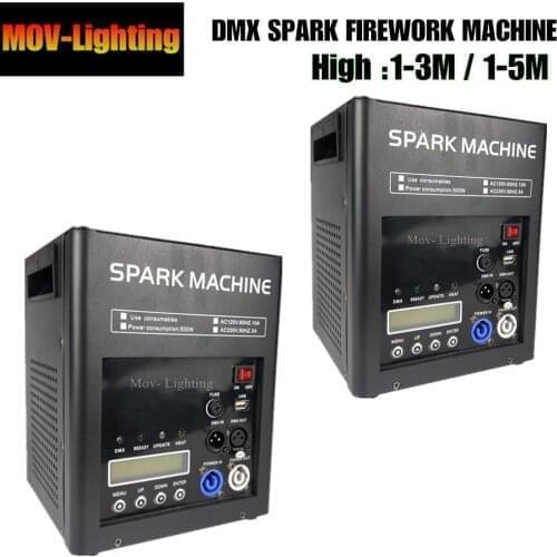 2PCS/LOT free shipping Cold Spark Firework Machine DMX Remote Indoor Fountatin Fireworks for Wedding Christmas Party Stage Show