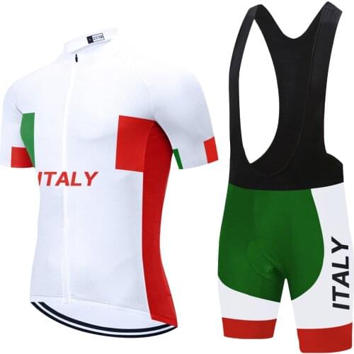 2021 Italy National Team Cycling Jersey Sets Sportswear Bike Shorts Suit MTB Ropa Ciclismo BICYCLING Maillot Culotte Clothing