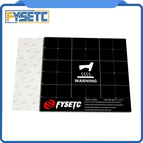 3D Printer Frosted Heat Hot Bed Sticker Coordinate 300x300mm Surface Build Sheet Plate For CR-10S Lulzbot Taz6