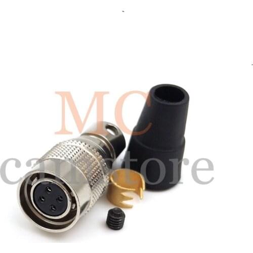 4pin hirose plug in female, HR10A-7P-4S(73) aviation industrial connector, circular circuit power connectors