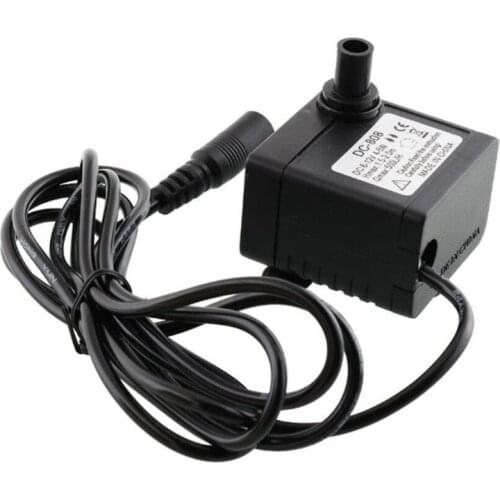 5W DC-808 head 1.5 meters solar water pump fountain brushless DC mini submersible pump