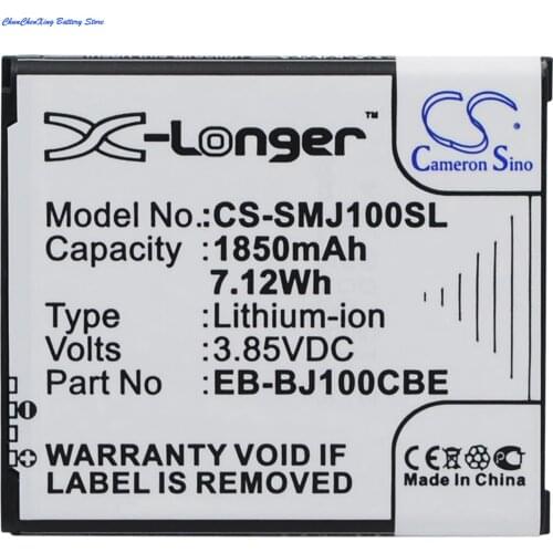 Cameron Sino 1850mAh Battery EB-BJ100BCE,EB-BJ100CBE for Samsung Galaxy J1,SM-J100D,J100F,J100FN,J100H,J100M,J100S,J100V,J100VPP