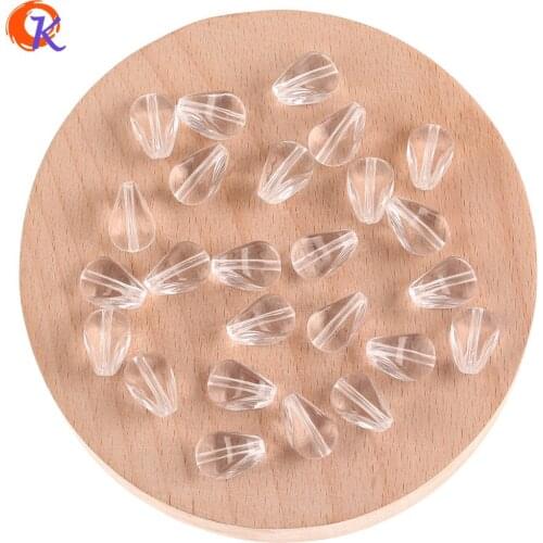 Cordial Design 9x13mm 800Pcs Acrylic Beads/Hand Made/Pear Shape/Earring Findings/DIY Making/Clear Bead/Jewelry Accessories