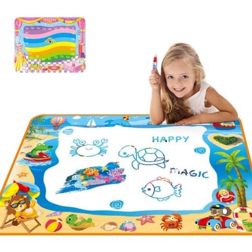 100 * 70cm Childrens Water Canvas Large Painting Toy Water Drawing Pad Canvas Baby Graffiti Drawing Board Educational Toy