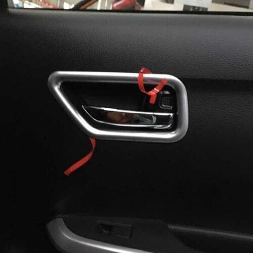 For Suzuki Vitara Escudo 2015 2016 2017 ABS Matte Interior Door Handle Bowl Cover Trims Protection Sticker Accessories