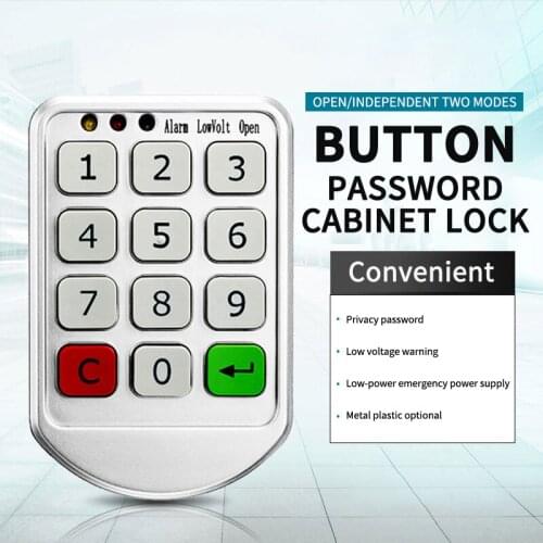 Electronic Door Lock Intelligent Digital Password Lock Keypad Number Code Locks For Cabinet Door Intelligent Drawer Safe