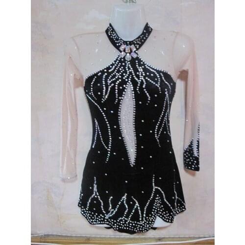 Hot Sales Ice Figure Skating Dresses Fashion New Brand Competition Girls Figure Skating Dresses Crystal DR3665