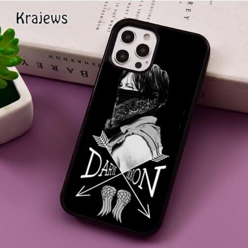 The Walking Dead Daryl Dixon phone Case For iPhone 5 SE 2020 6 7 8 Plus 12 mini 11 Pro X XR XS Max Samsung S8 S9 S10 coque Cover
