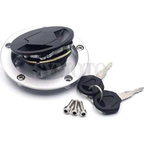 For Kawasaki ZX6R Z1000 Z800 Z750 Z750R Z1000SX ZX1000 Ninja 1000 Motorcycle Fuel tank cap Switch Lock Key Gas Tank Cap Cover
