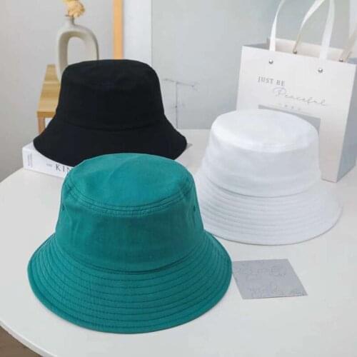 MAXSITI U Simple Bucket Hat men solid Sun Protection Hats For Women Fashion Pinkycolor basin hat in Spring and Summer New Caps