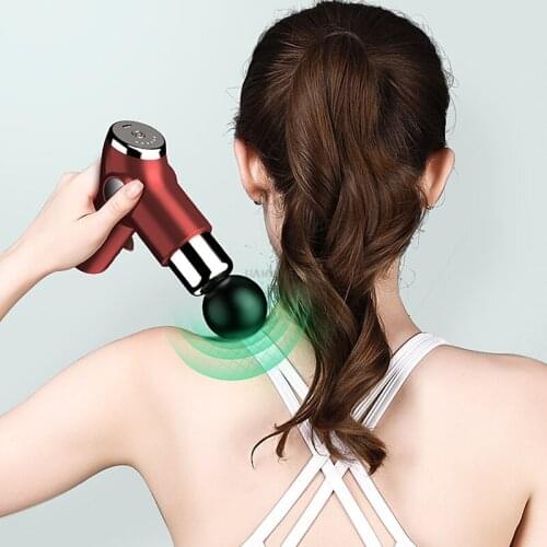 Miniature fascia muscle relaxation vibration massager electric shock gun gun cervical vertebra waist leg massage