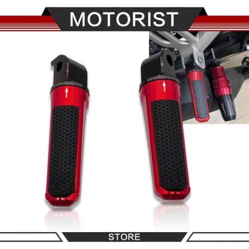 Motorcycle Rear Foot Pegs Rests For YAMAHA N-MAX155 FZ1 FZ6 MT03 MT07 MT09 MT10 Rearset Passenger Footpeg Footrest