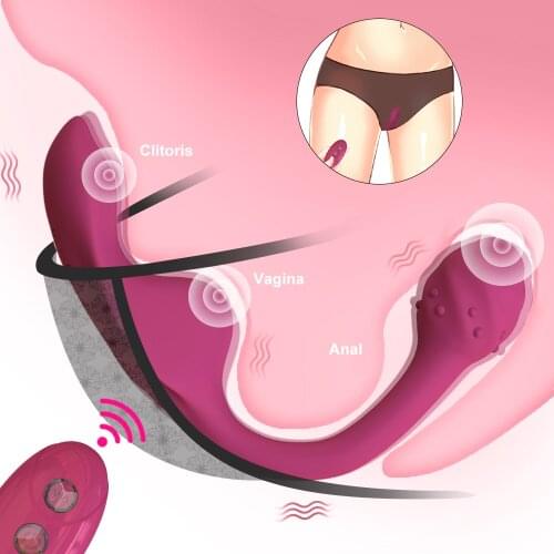 Wearable Dildo Vibrator for Women Orgasm G Spot Clitoris Stimulate Anal Plug Vibrating Wireless Remote Control Sex Toy For Women