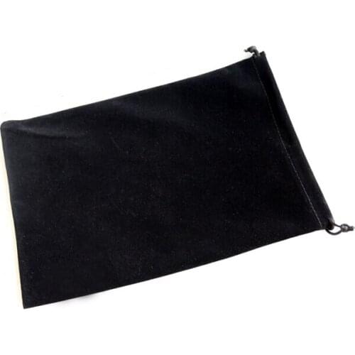 New 23x30cm 25x30cm Big Size Large Drawstring Black Velvet Bag For Christmas Gift Packaging Bags Pouches Retail From 1 Piece