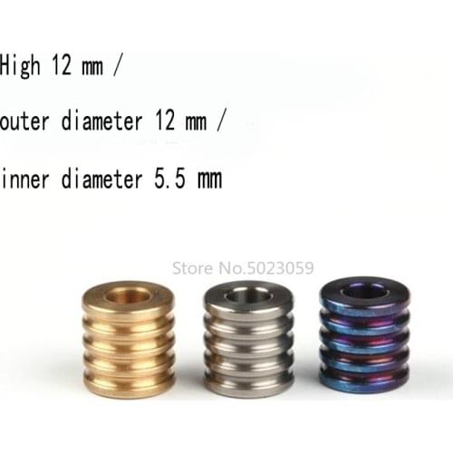 Pure titanium pendant brass pendant backpack knife pendant titanium hanging rope titanium alloy EDC knife pendant