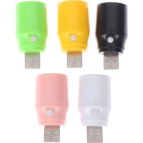 USB Light Portable 1W 100lm USB Lamp White Light LED Lamp Powerbank LED Night Light Torchlight With Switch