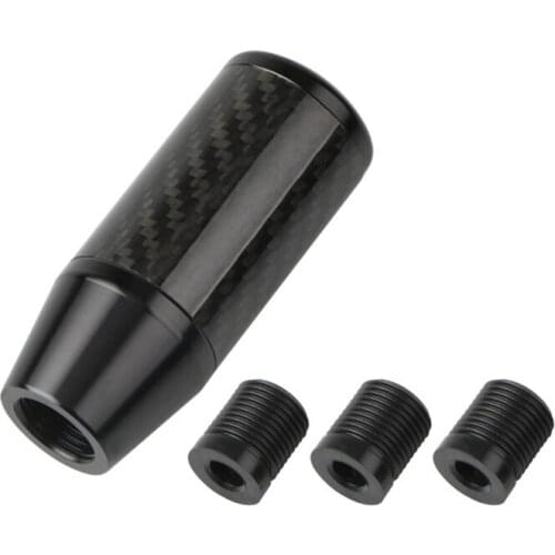 Manual Gear Car Stick Shift Removable Shift Knob Cover Carbon Fiber Universal