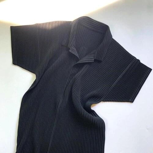 天裴褶皱 Short Sleeve Polos For Men