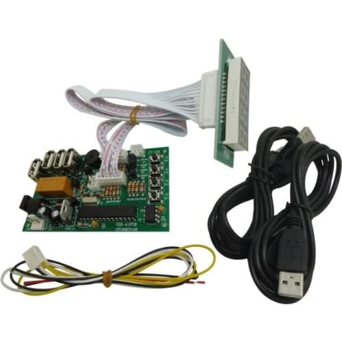 JY-18B coin operated USB timer board time control board with separate display Power Supply for xbox joystick controller