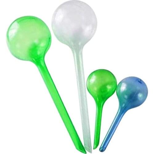 1/4PCS New PVC Travel House Plant Self Watering Bulb Shape Waterer Globes Automatic Irrigation Lawn Garden Pot Planter Cans U3