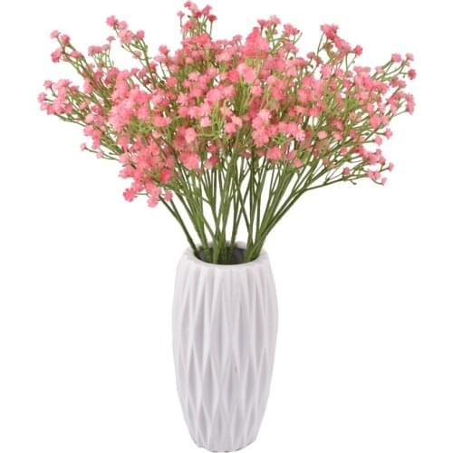 1pc 60cm diy Artificial Gypsophila PP Flower Bouquet decoration wedding home flower decoration with vase cheap