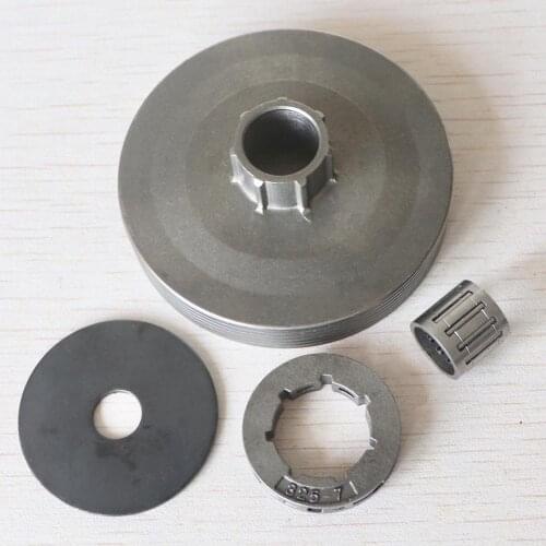 Clutch Drum & & Rim Sprocket & Clutch washer & needle Fit for Chinese chainsaw 4500 5200 5800