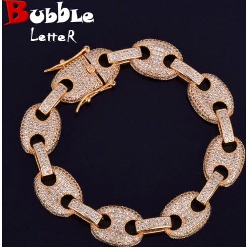 Bubble letter Copper Bracelets
