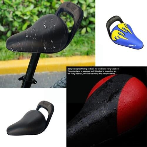 Childrens Bicycle Saddle Comfortable With Armrest Seat Bicycle Waterproof Cushion U-shaped Accessories Bicycle X8A6